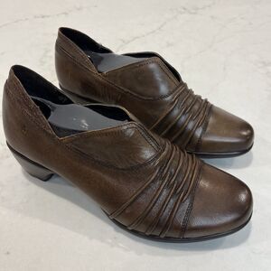 ROMIKA Womens EU 37 US 6 -6.5 BANJA 04 Dress Slip On Shoes Leather Brown Comfort
